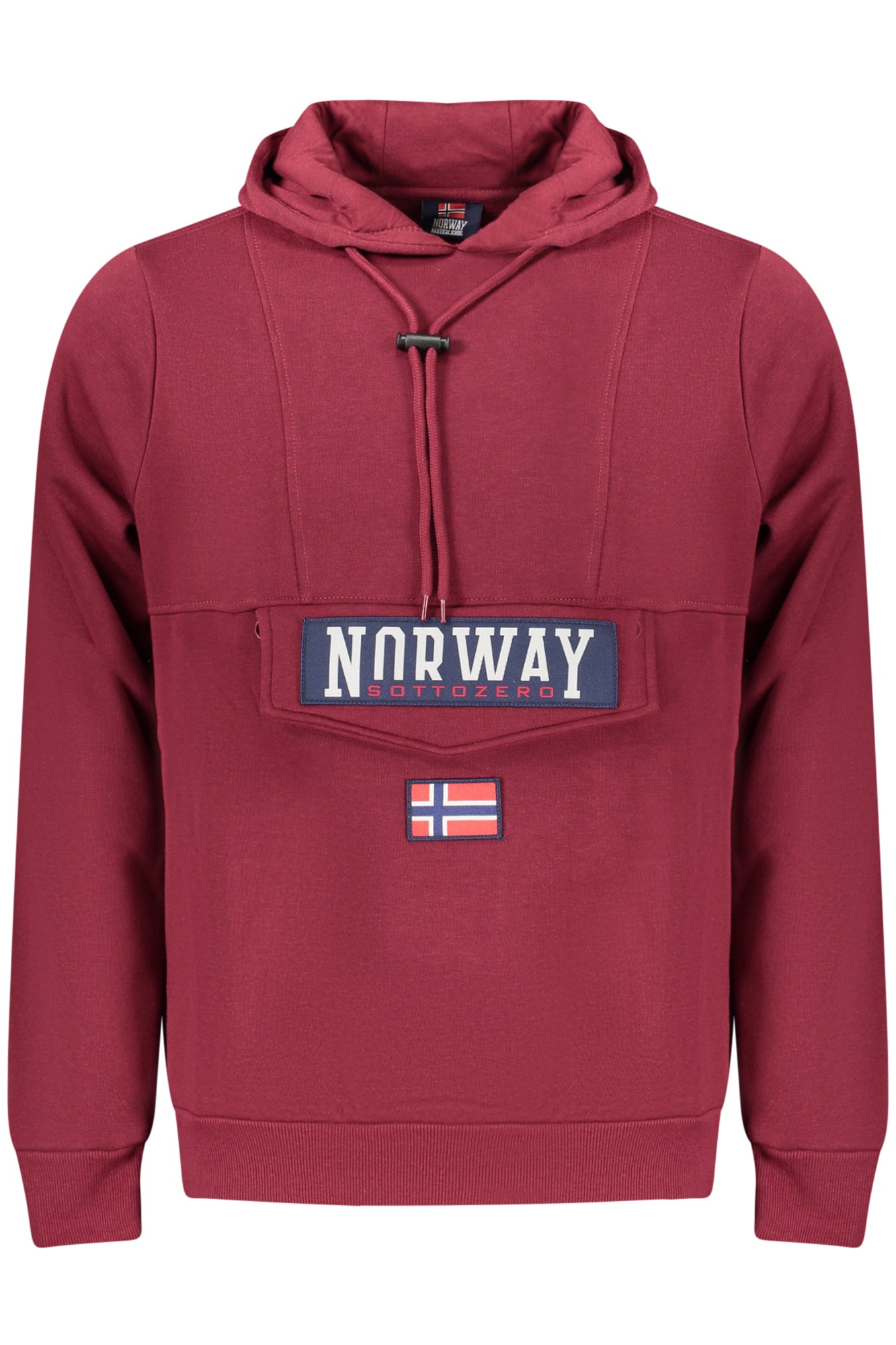 NORWAY 1963 MEN'S PURPLE ZIP-UP SWEATSHIRT