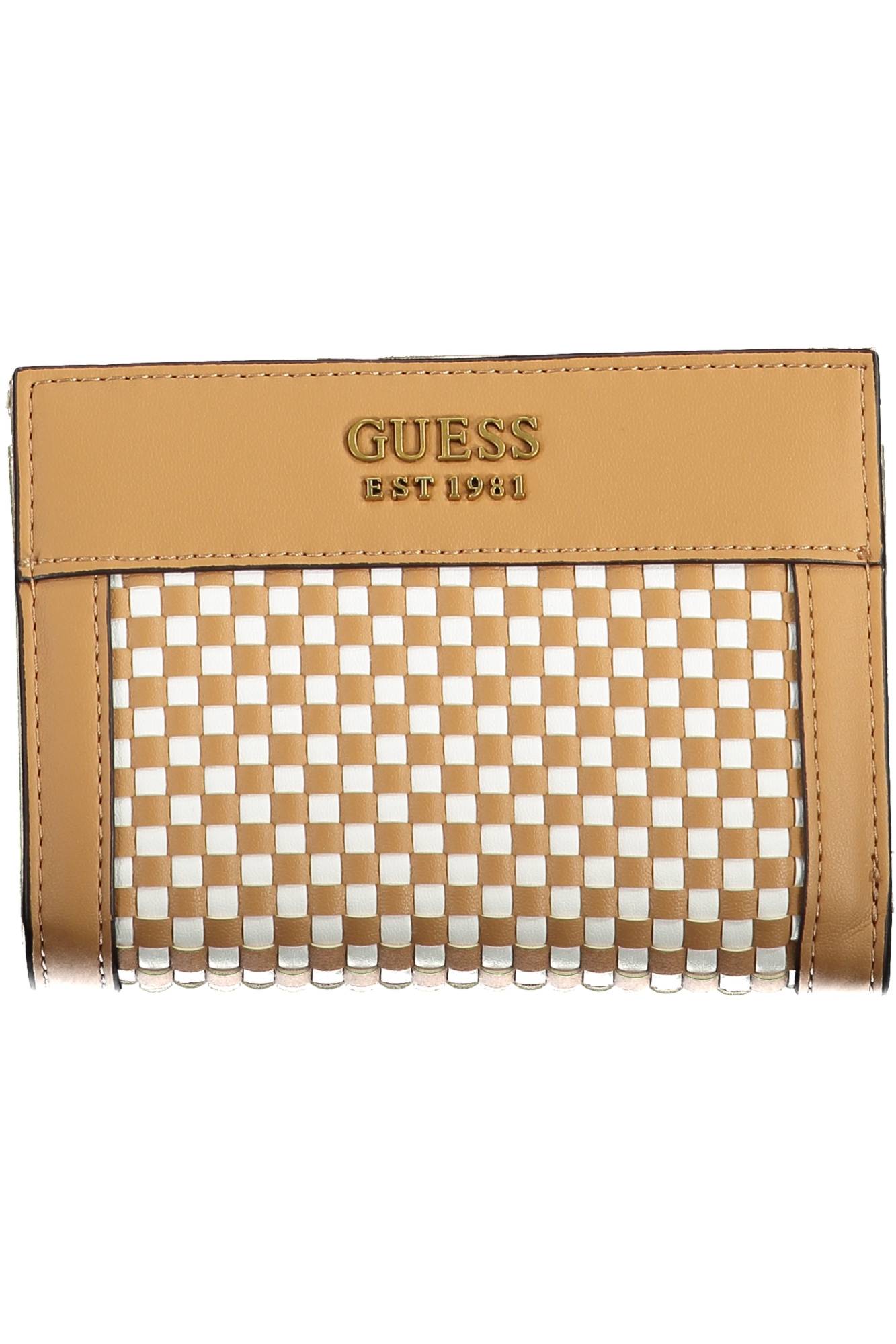 GUESS JEANS WOMEN'S WALLET BROWN