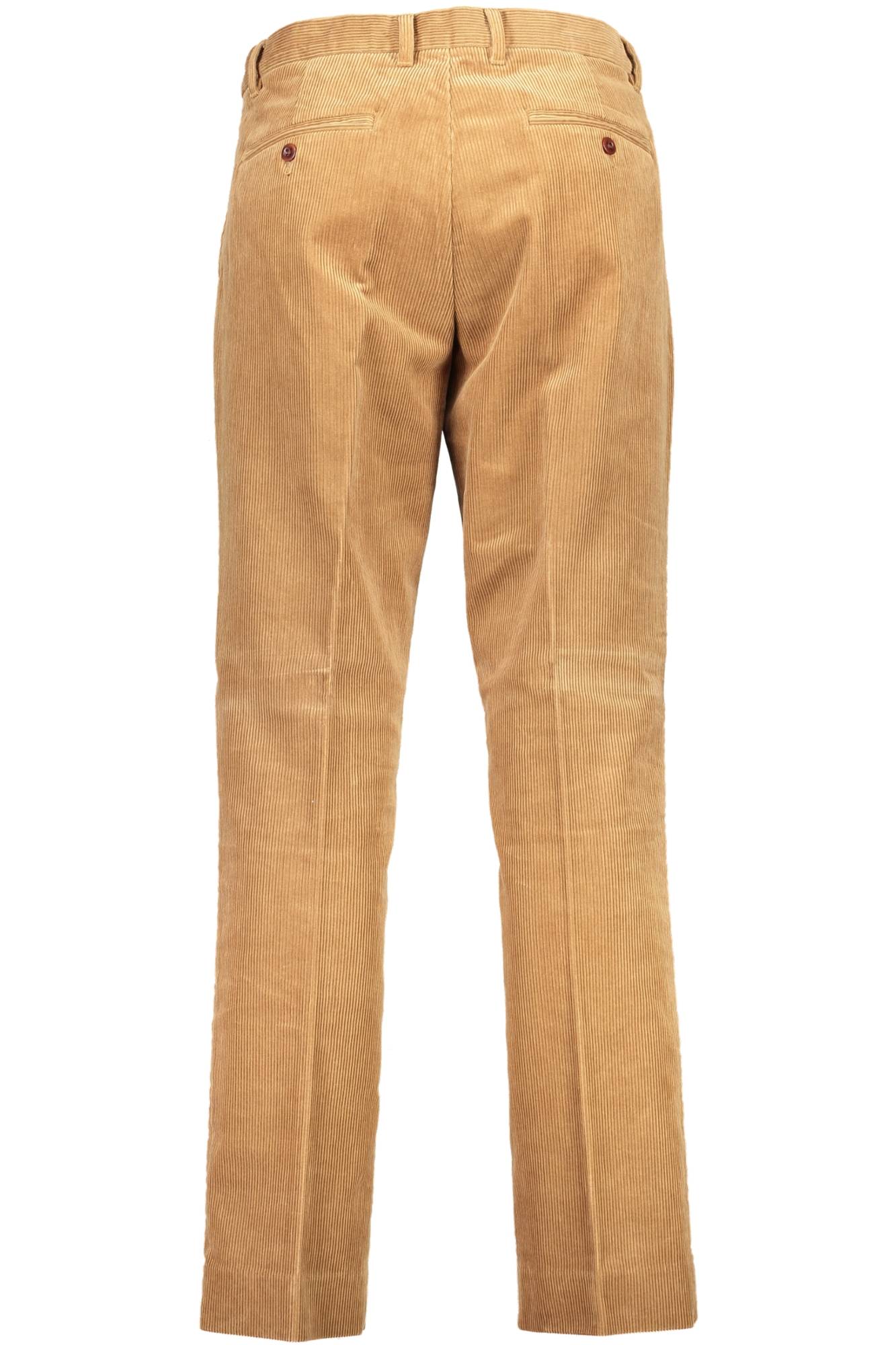 GANT BROWN MEN'S TROUSERS