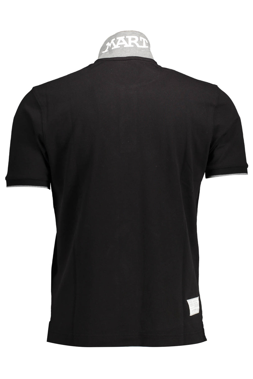LA MARTINA MEN'S BLACK SHORT SLEEVED POLO SHIRT