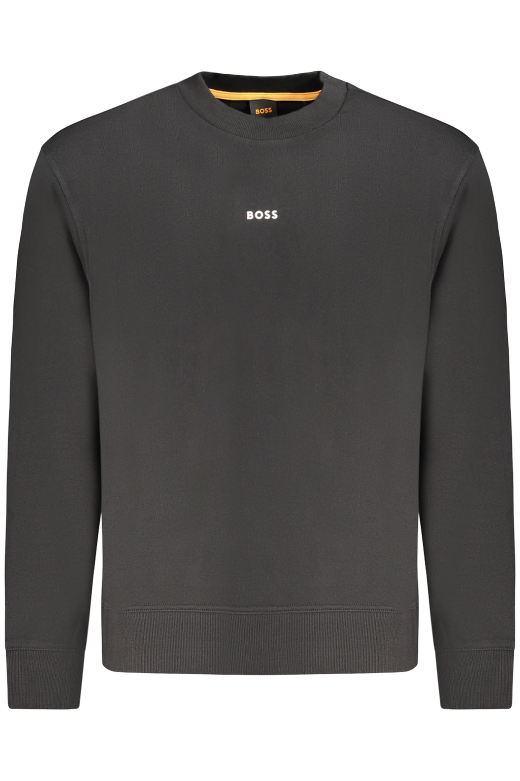 HUGO BOSS MEN'S BLACK ZIP-UP SWEATSHIRT