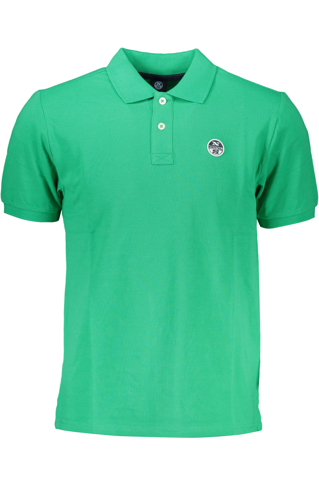 NORTH SAILS GREEN MEN'S SHORT SLEEVED POLO SHIRT