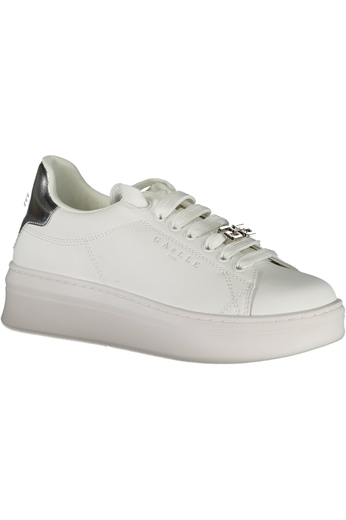 GAELLE PARIS WHITE WOMEN'S SPORTS SHOES