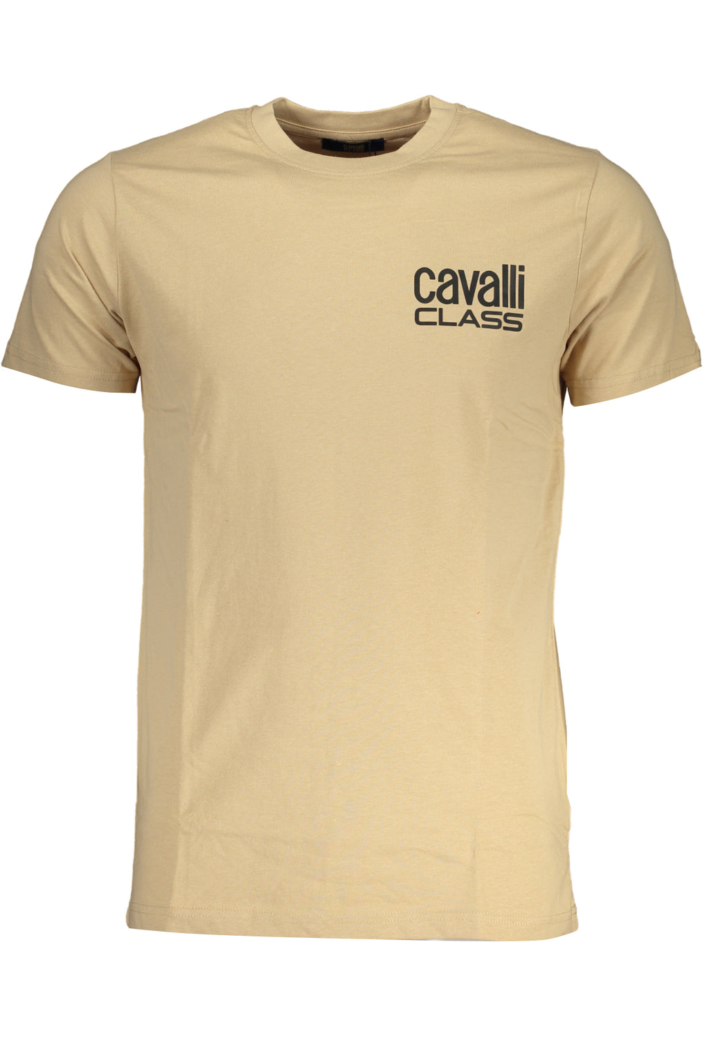 CAVALLI CLASS MEN'S SHORT SLEEVED T-SHIRT BEIGE