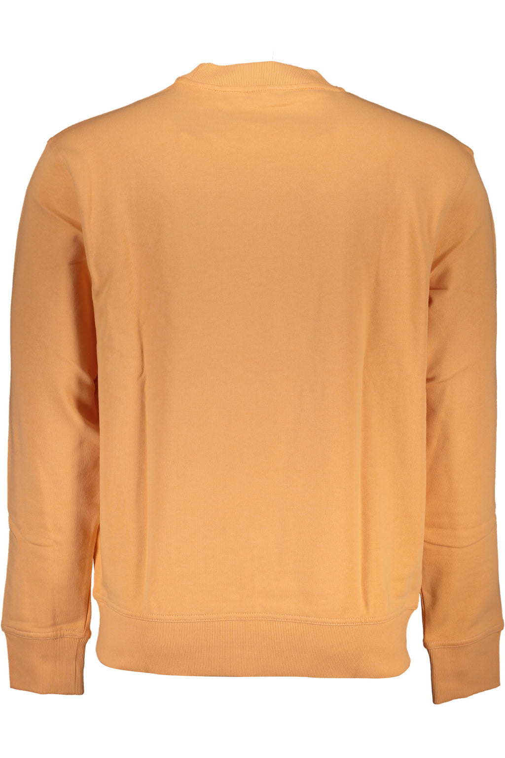 HUGO BOSS MEN'S ORANGE ZIPLESS SWEATSHIRT