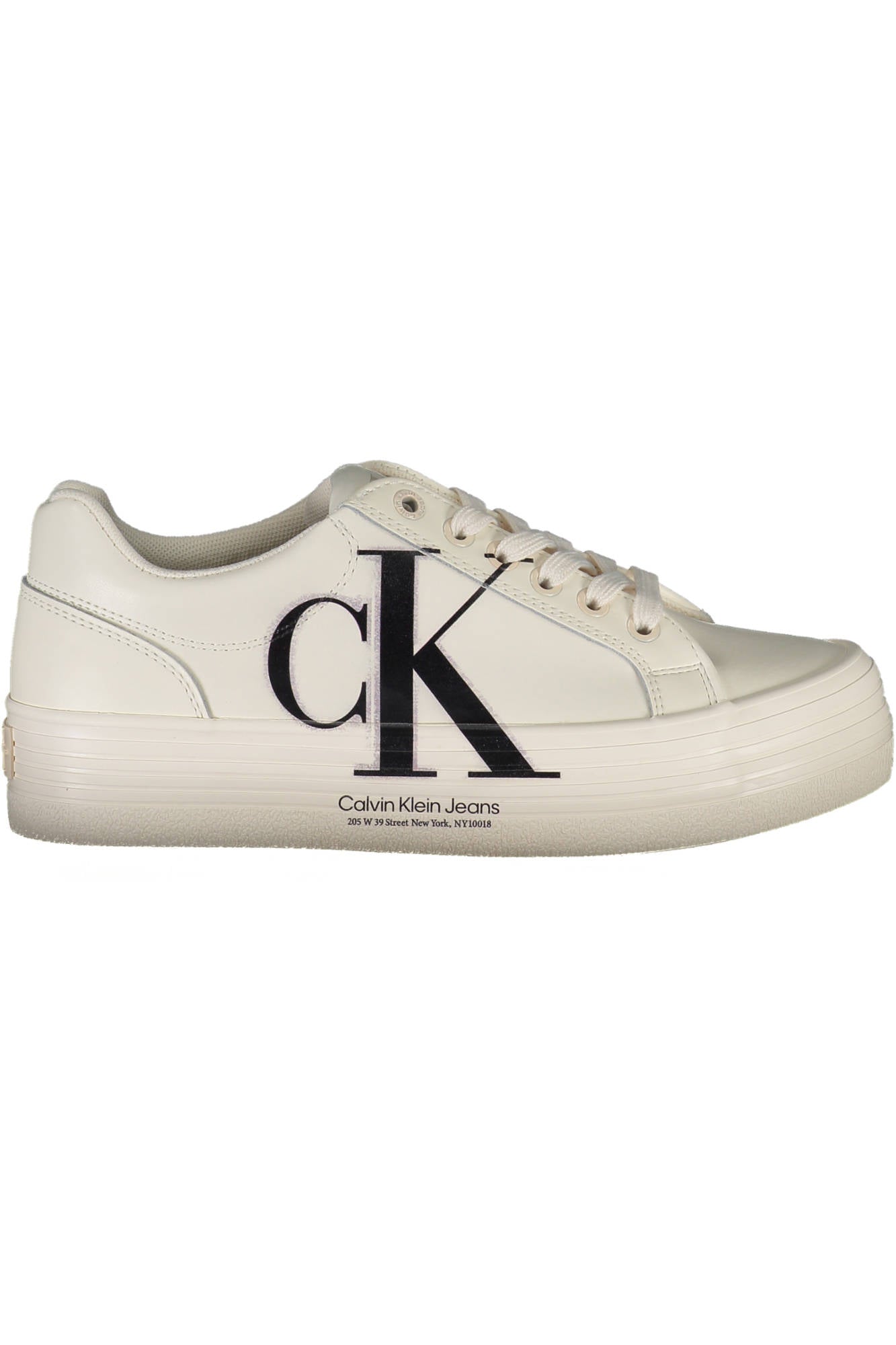 CALVIN KLEIN WHITE WOMEN'S SPORT SHOES