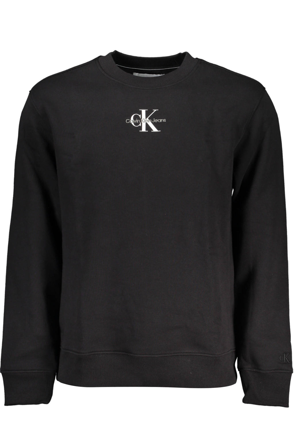CALVIN KLEIN MEN'S BLACK ZIPLESS SWEATSHIRT