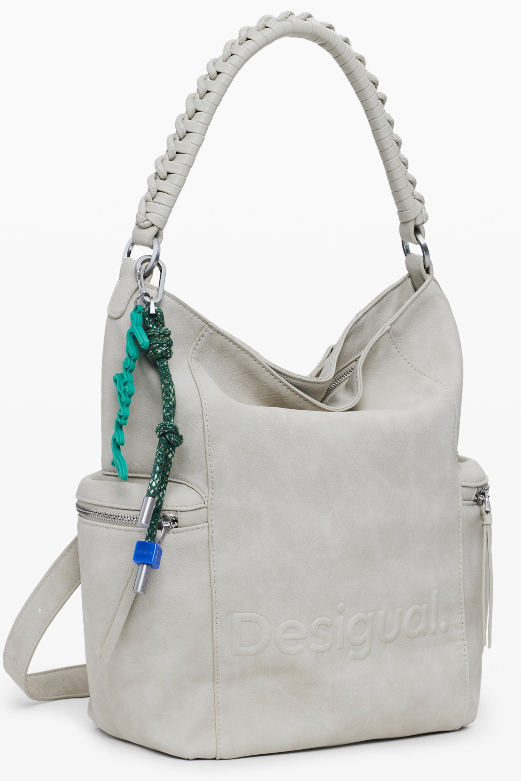 DESIGUAL WOMEN'S BEIGE BACKPACK