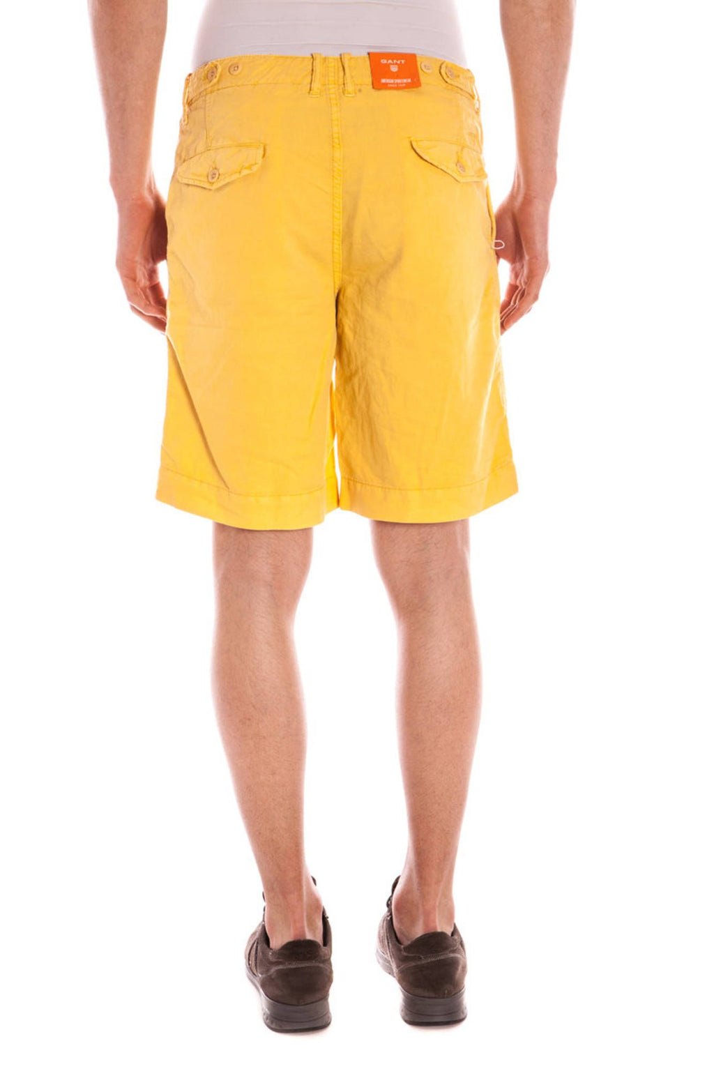GANT YELLOW MEN'S BERMUDA PANTS