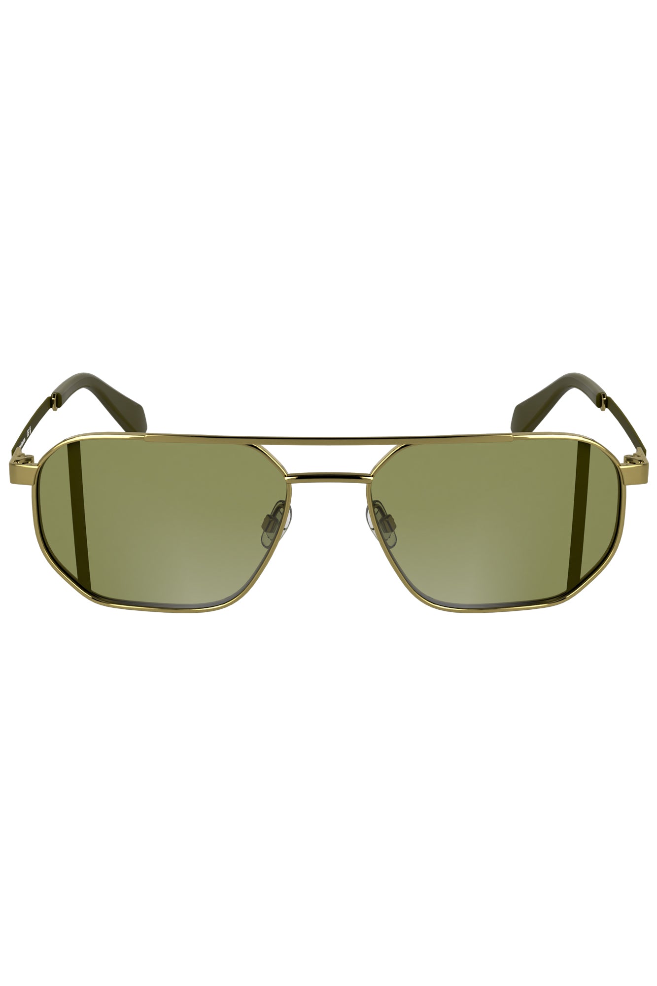 CALVIN KLEIN MEN'S SUNGLASSES GOLD