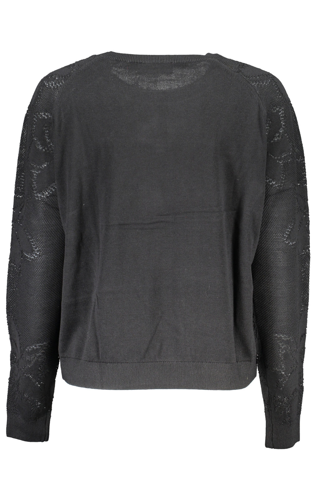 DESIGUAL BLACK WOMEN'S SWEATER