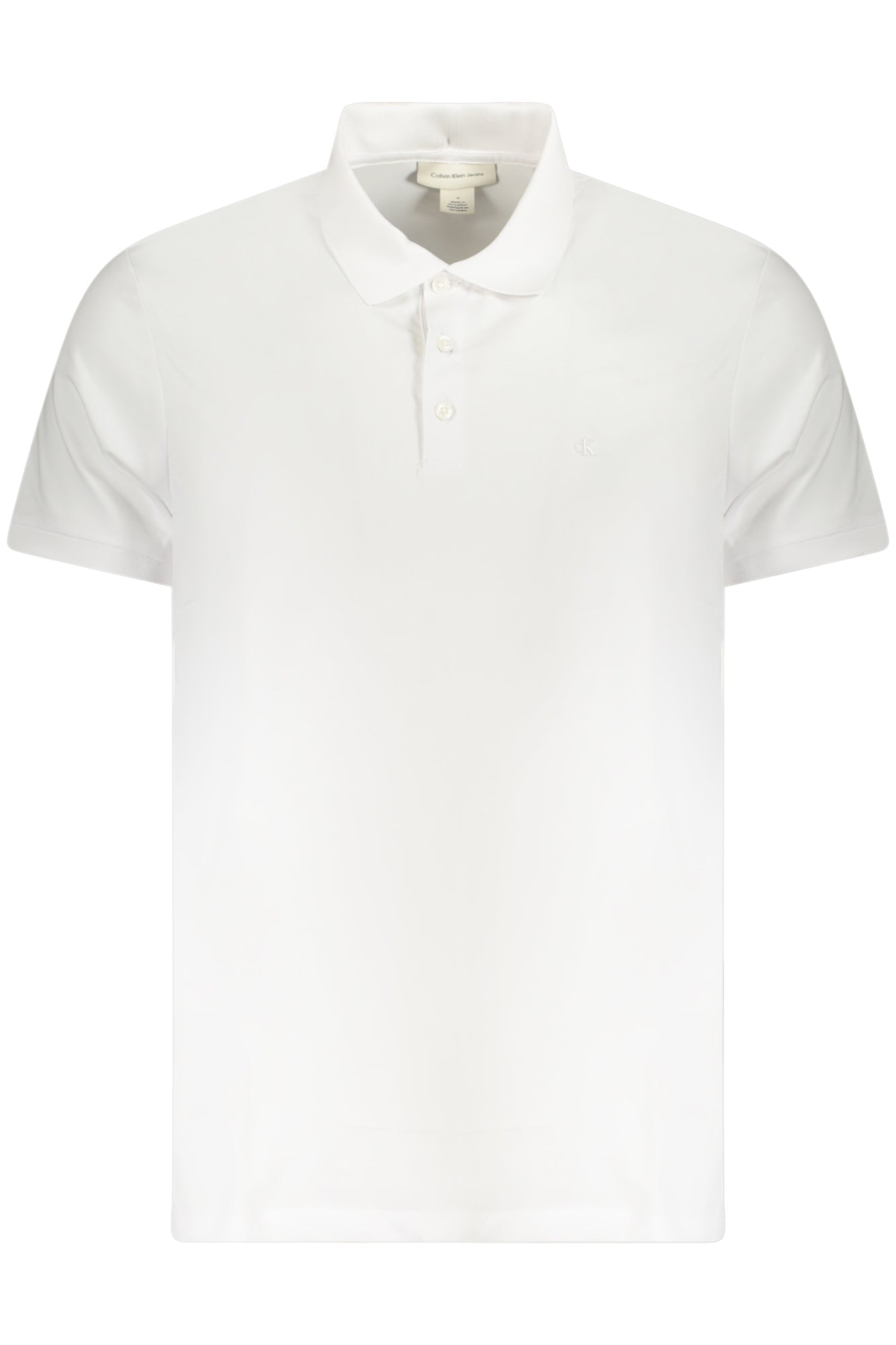 CALVIN KLEIN MEN'S SHORT SLEEVE POLO WHITE