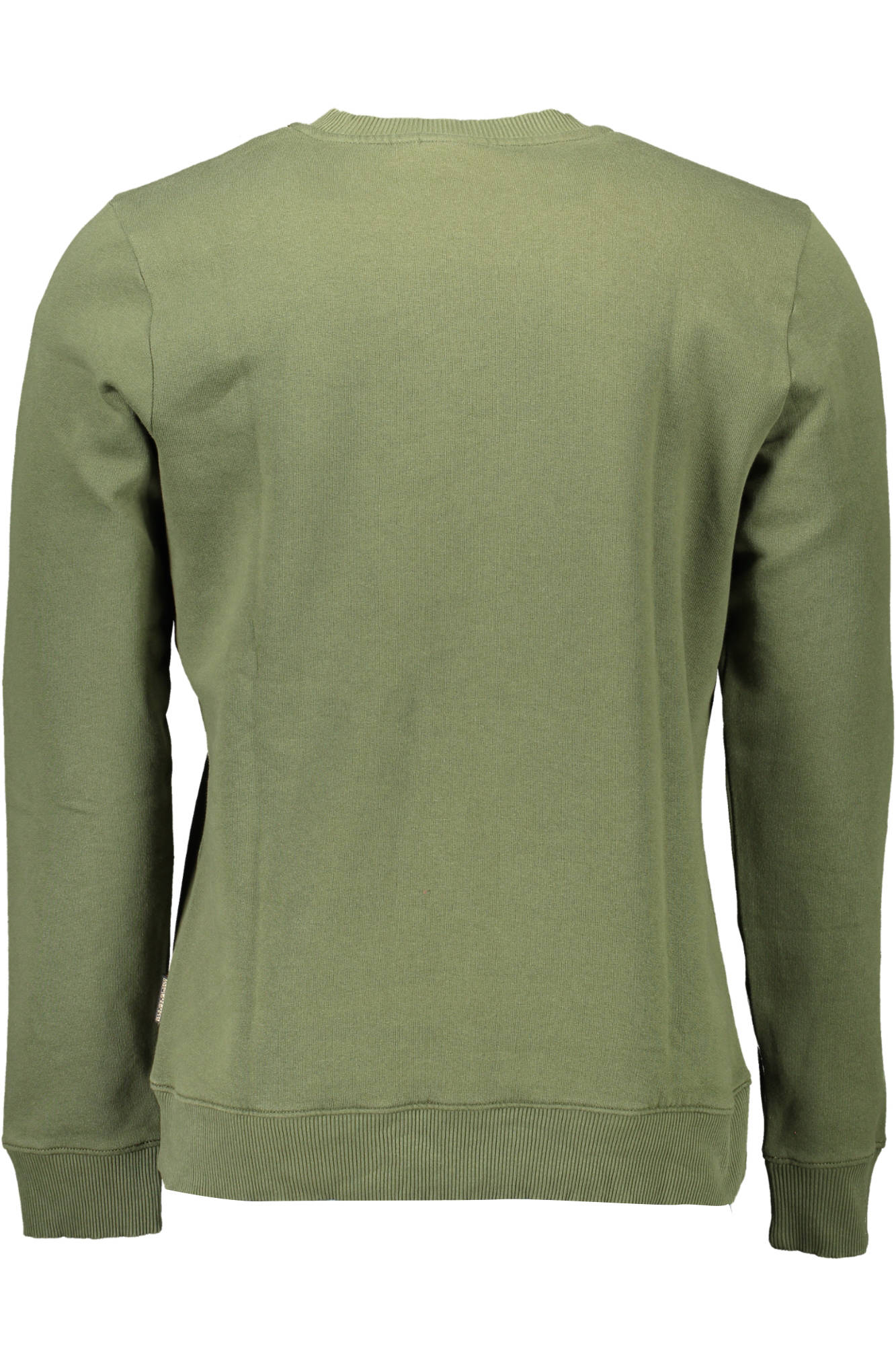 NAPAPIJRI GREEN MEN'S ZIPLESS SWEATSHIRT