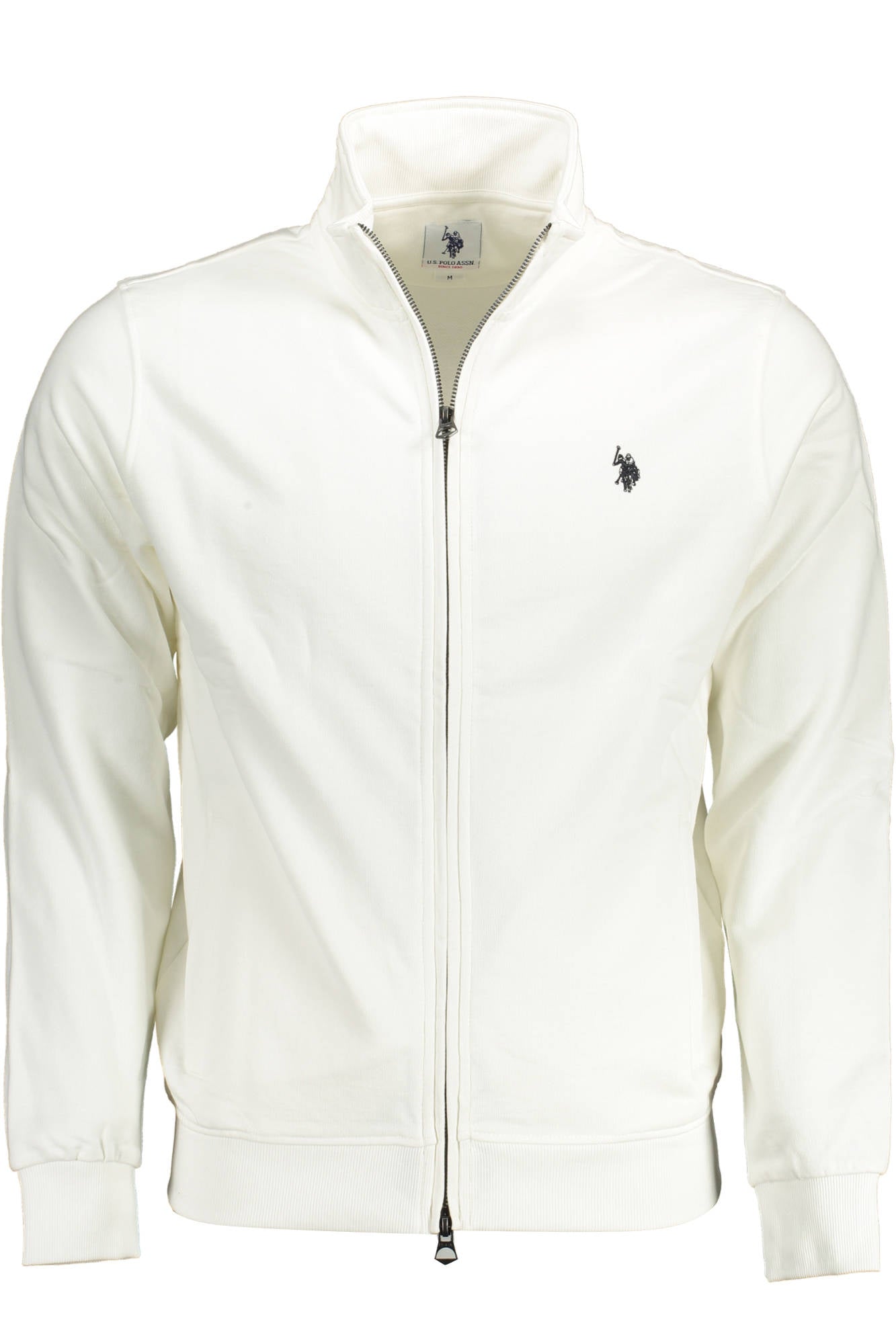 US POLO ZIP-UP SWEATSHIRT MEN WHITE