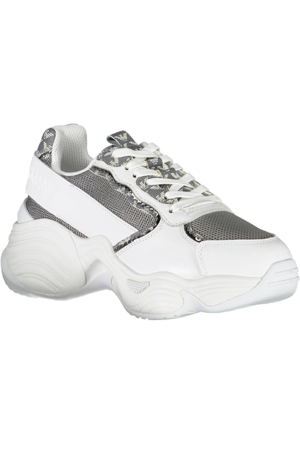 EMPORIO ARMANI WHITE WOMAN SPORTS SHOES