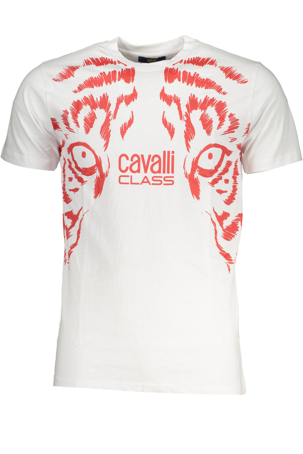 CAVALLI CLASS MEN'S SHORT SLEEVED T-SHIRT WHITE