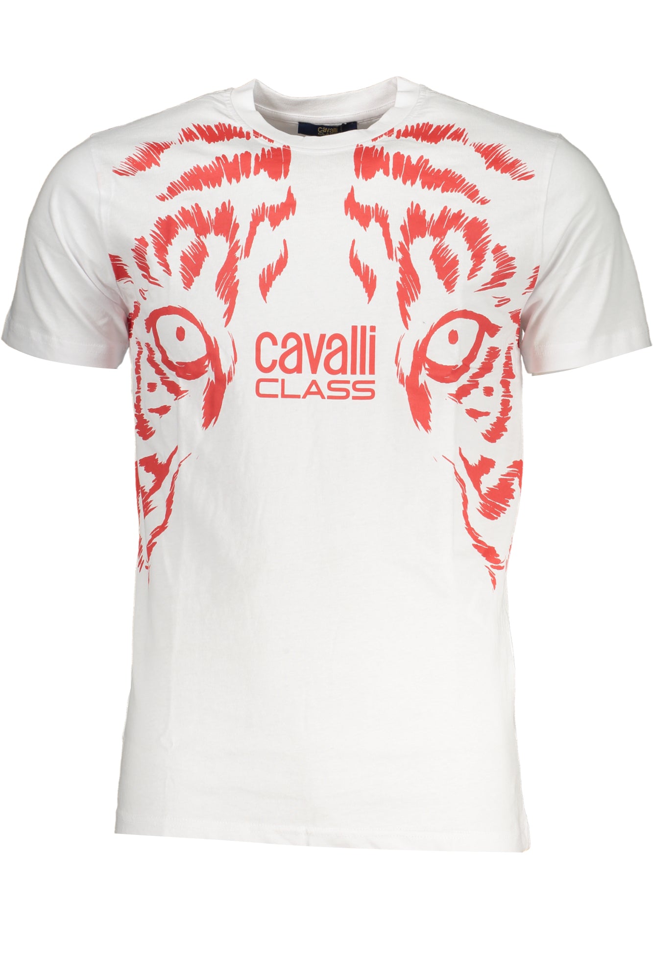 CAVALLI CLASS MEN'S SHORT SLEEVED T-SHIRT WHITE