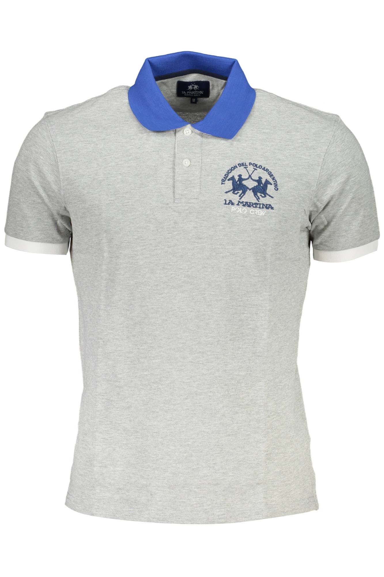 LA MARTINA MEN'S SHORT SLEEVE POLO GREY
