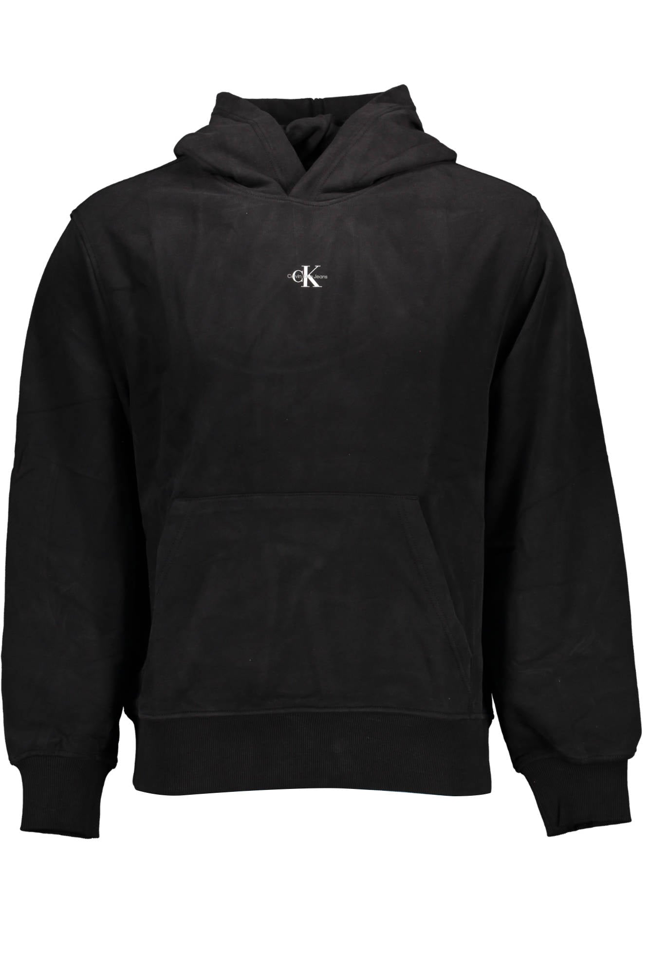 CALVIN KLEIN MEN'S BLACK ZIP-UP SWEATSHIRT