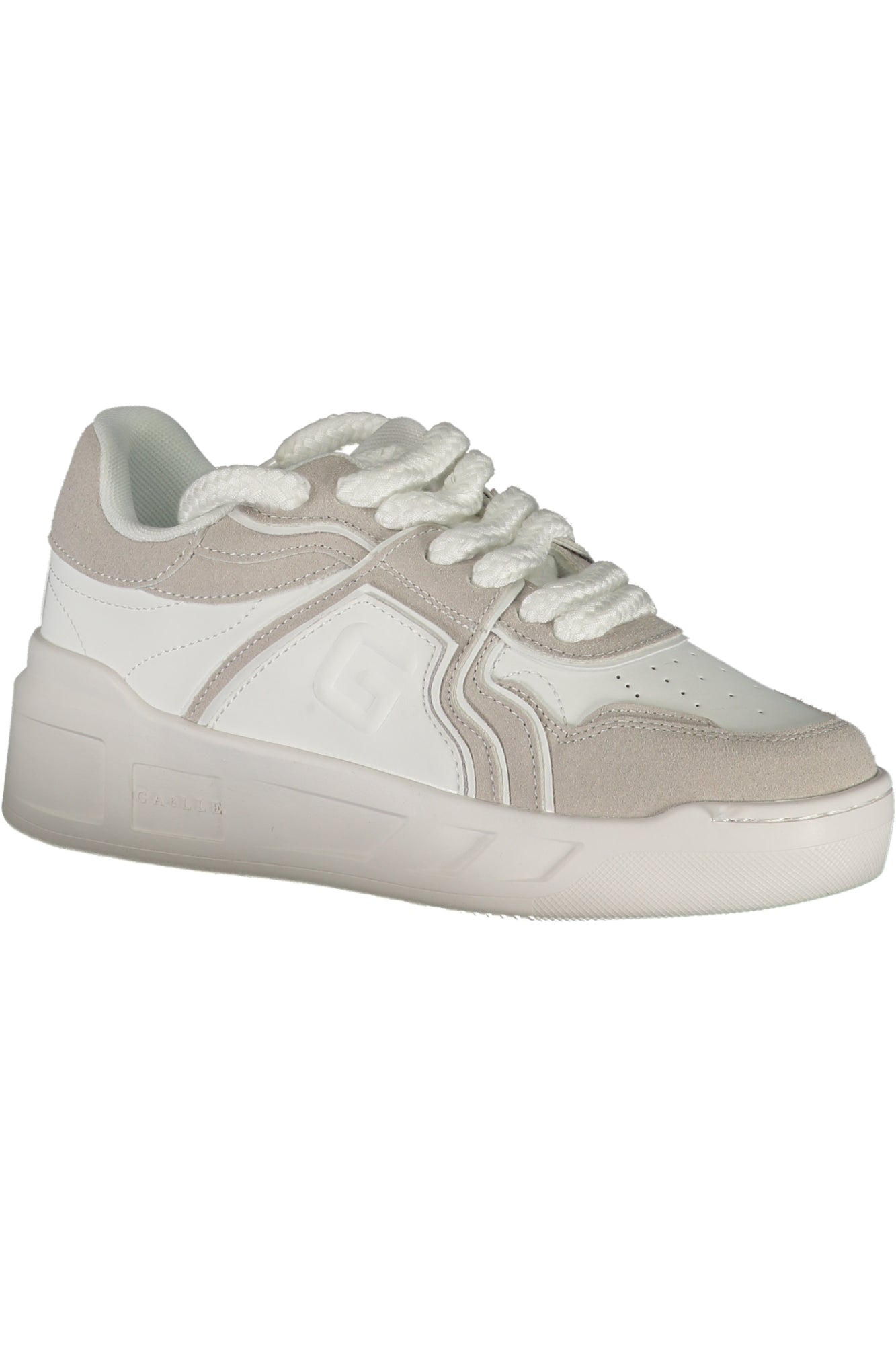 GAELLE PARIS WHITE WOMEN'S SPORTS SHOES