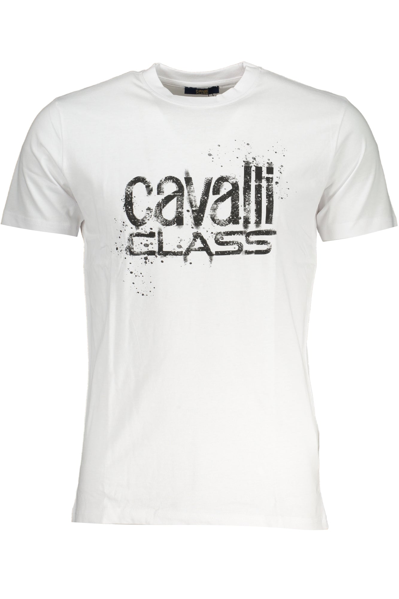CAVALLI CLASS MEN'S SHORT SLEEVED T-SHIRT WHITE