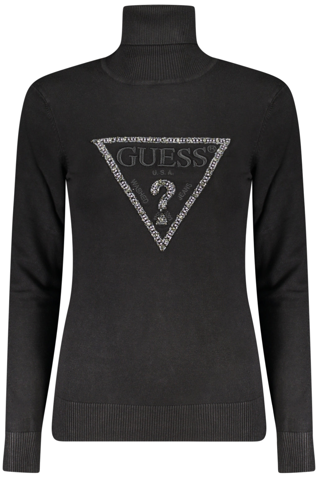 GUESS JEANS WOMEN'S BLACK SWEATER