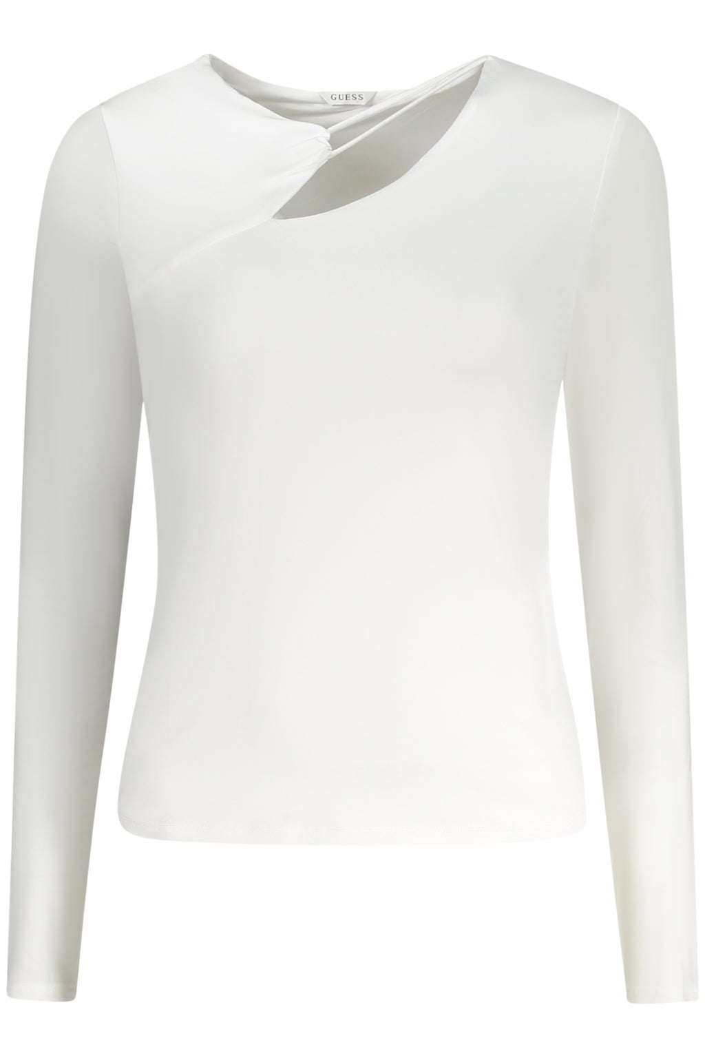 GUESS JEANS LONG SLEEVE T-SHIRT WOMEN WHITE