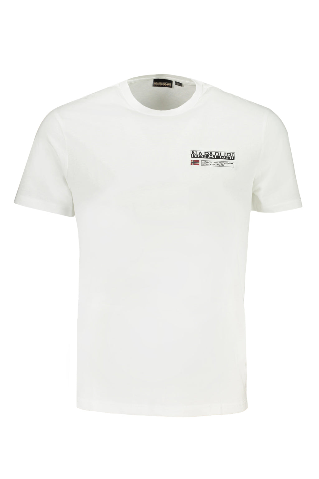 NAPAPIJRI MEN'S SHORT SLEEVED T-SHIRT WHITE