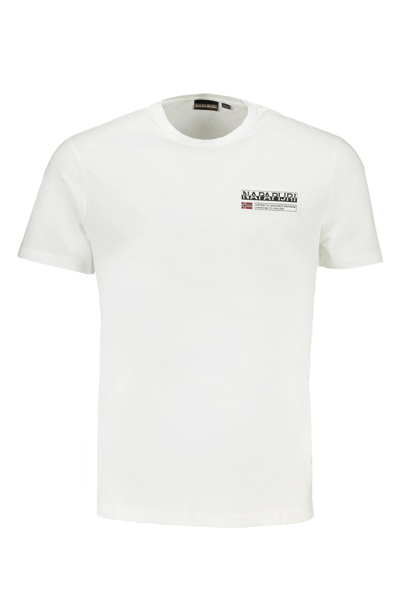 NAPAPIJRI MEN'S SHORT SLEEVED T-SHIRT WHITE