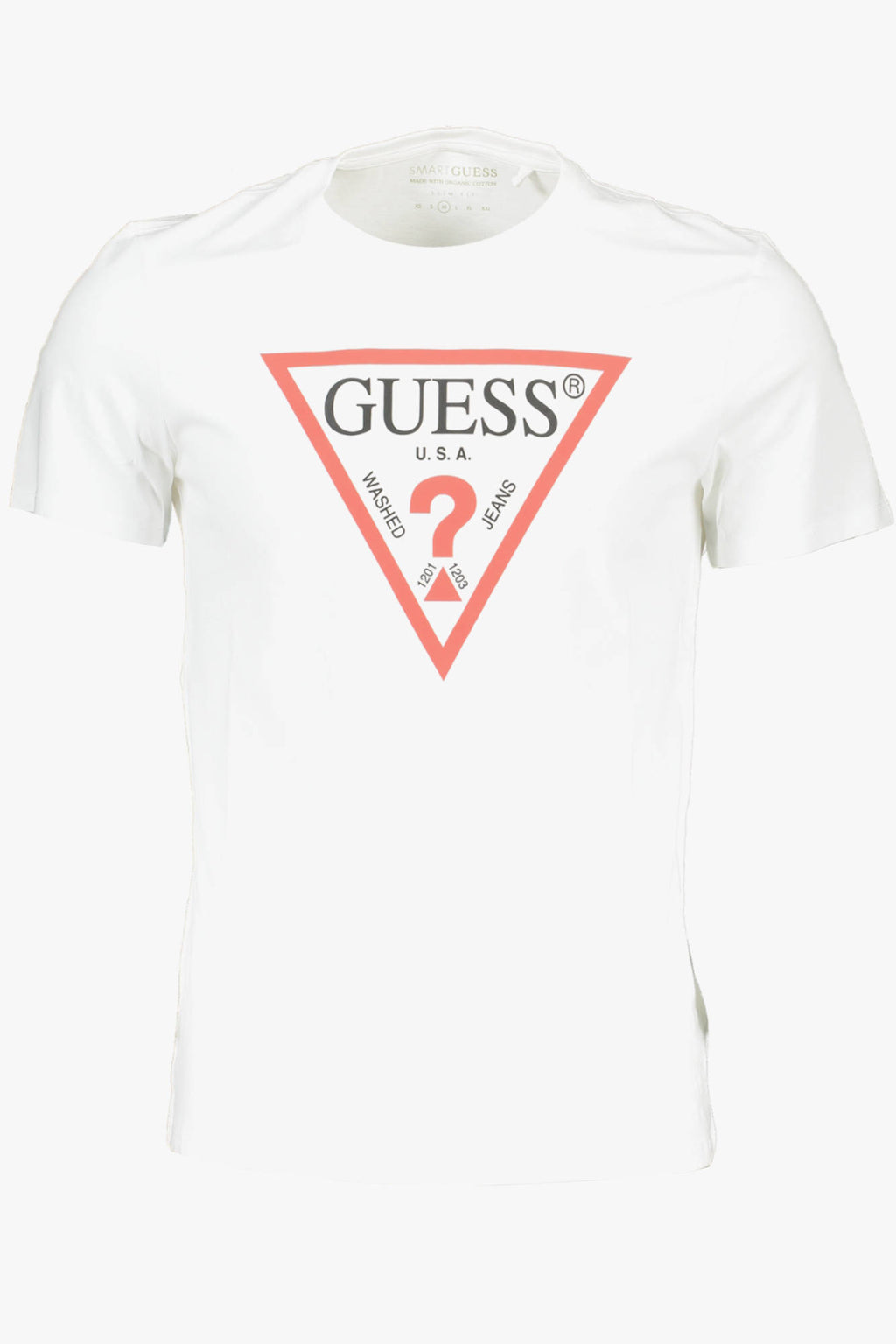 GUESS JEANS SHORT SLEEVE T-SHIRT MEN WHITE