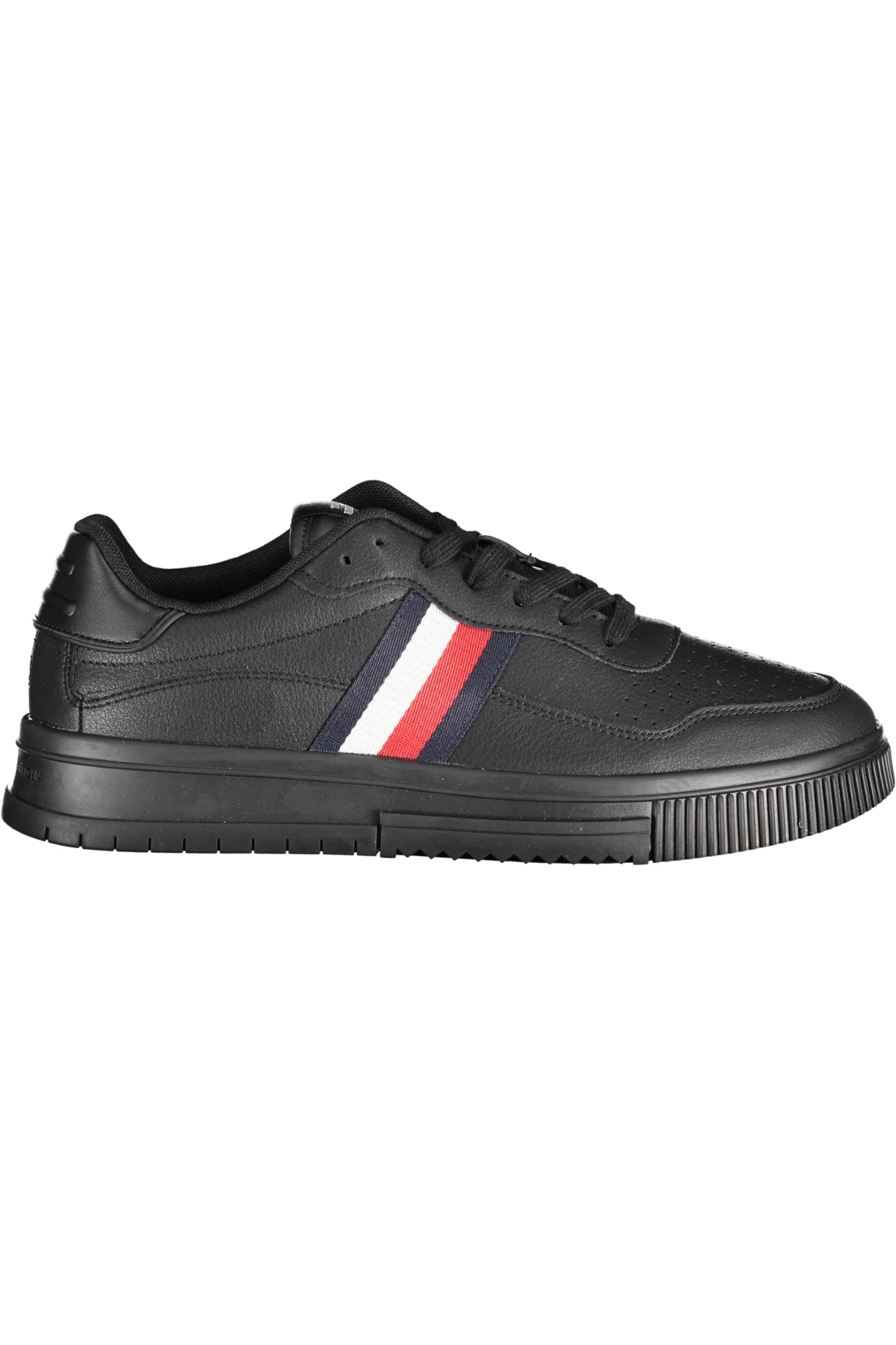 TOMMY HILFIGER BLACK MEN'S SPORTS SHOES