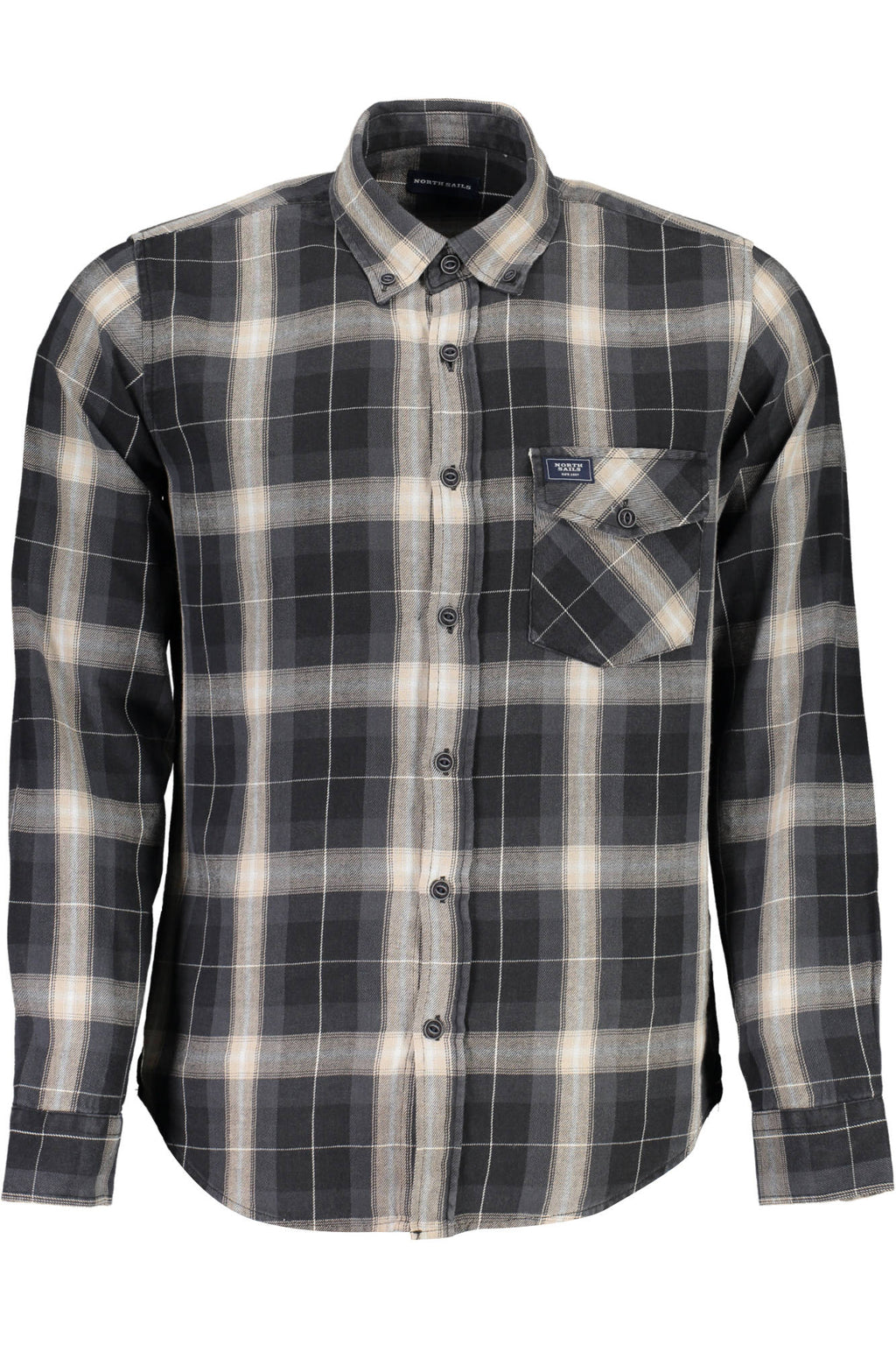 NORTH SAILS BLACK MEN'S LONG SLEEVED SHIRT