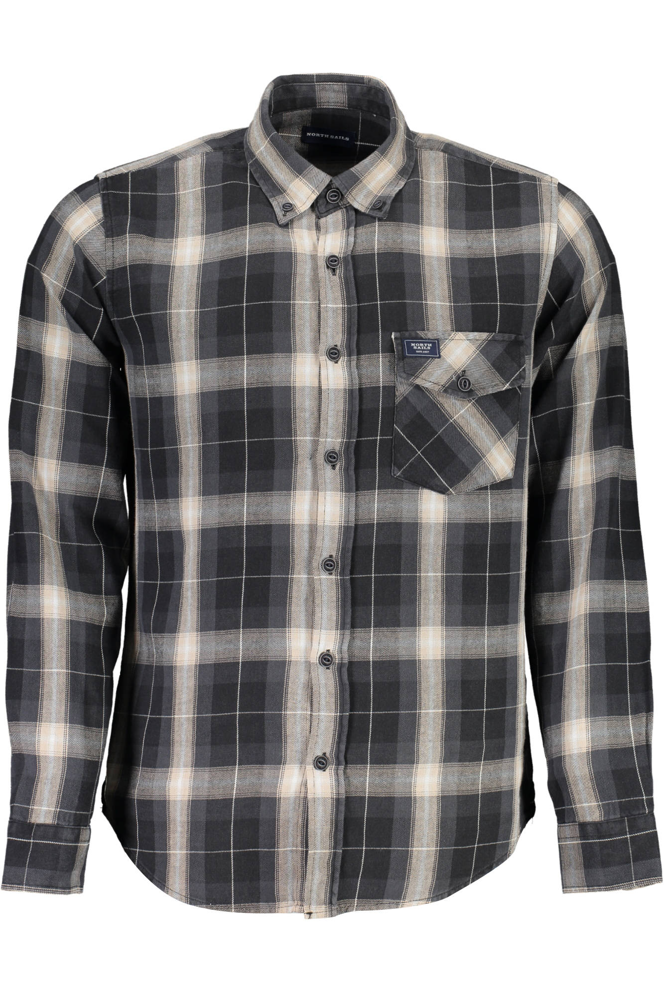 NORTH SAILS BLACK MEN'S LONG SLEEVED SHIRT