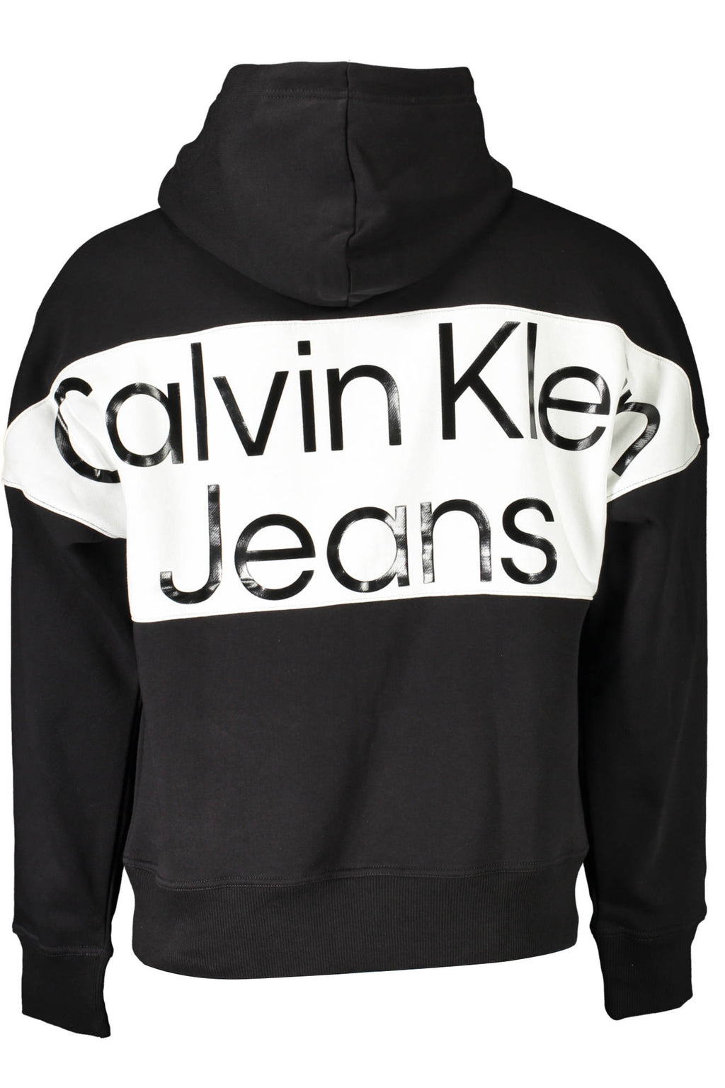 CALVIN KLEIN MEN'S BLACK ZIP-UP SWEATSHIRT