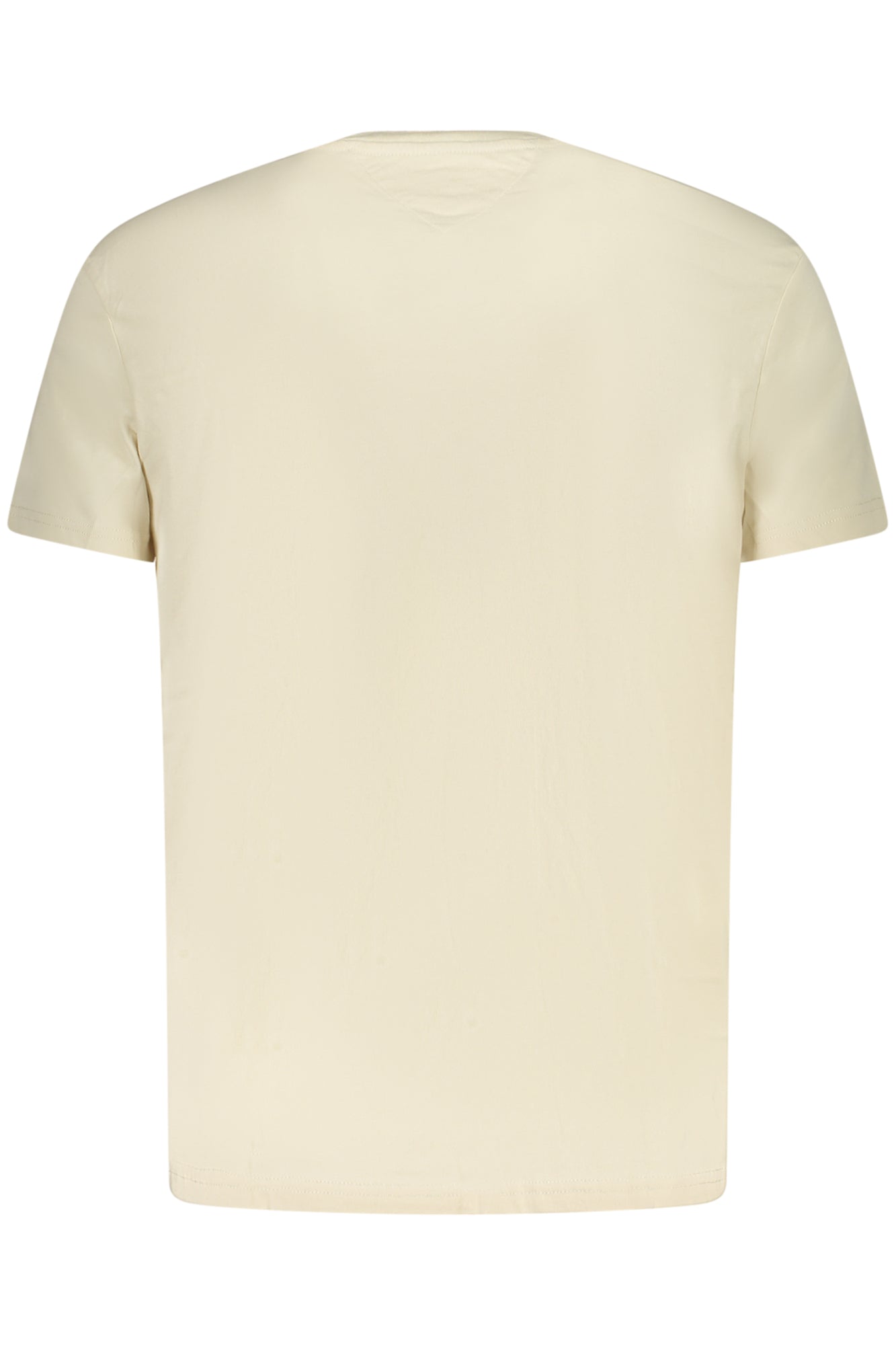 TOMMY HILFIGER MEN'S SHORT-SLEEVE T-SHIRT BEIGE