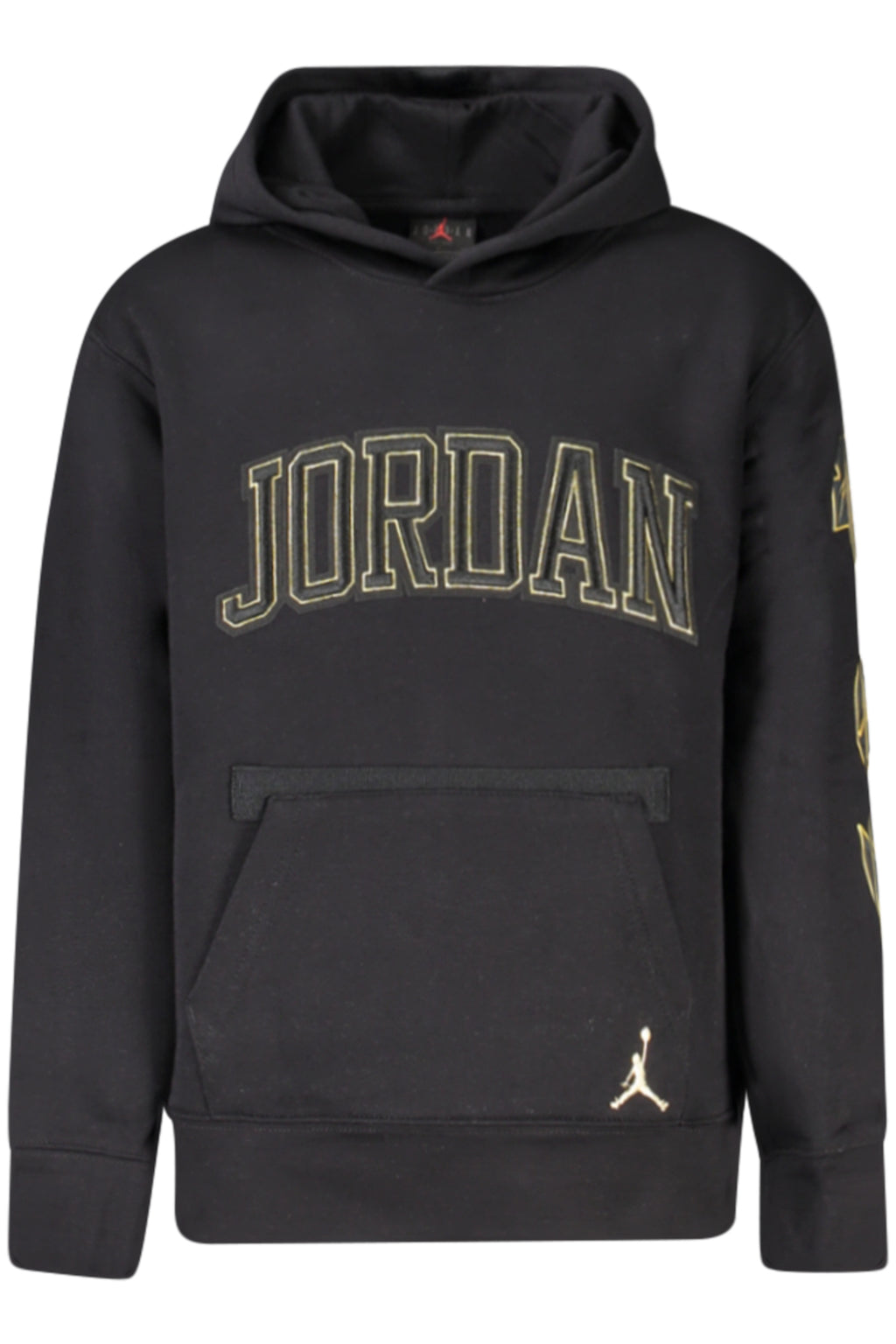JORDAN MEN'S BLACK ZIP-UP SWEATSHIRT