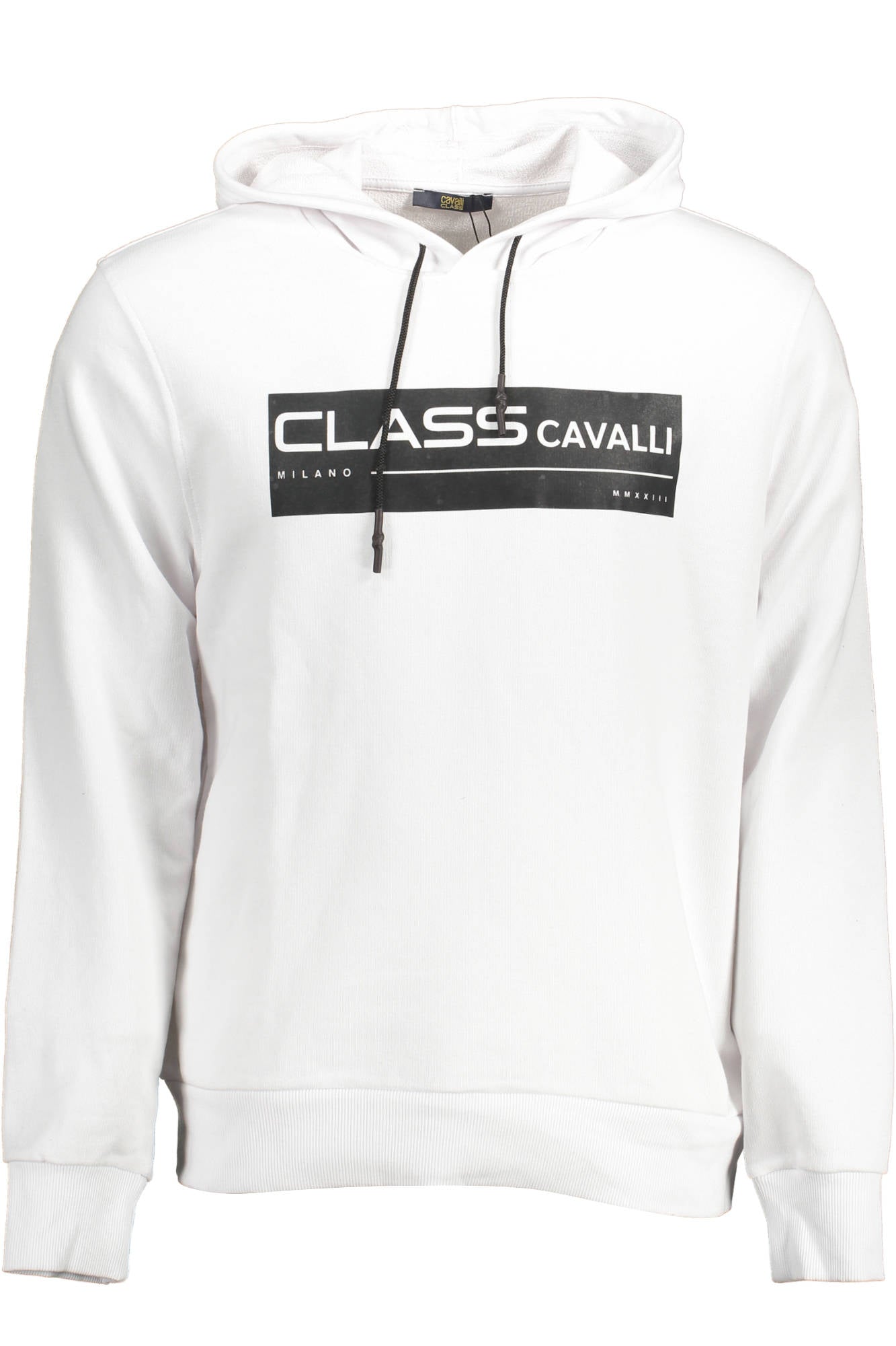 CAVALLI CLASS SWEATSHIRT WITHOUT ZIP MAN WHITE