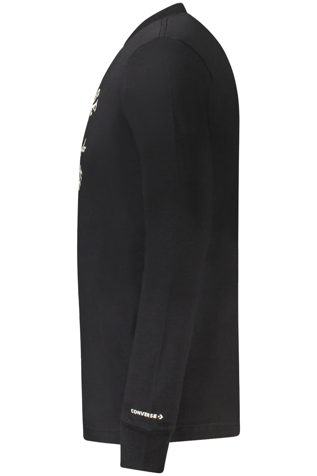 CONVERSE KIDS' BLACK LONG-SLEEVED T-SHIRT