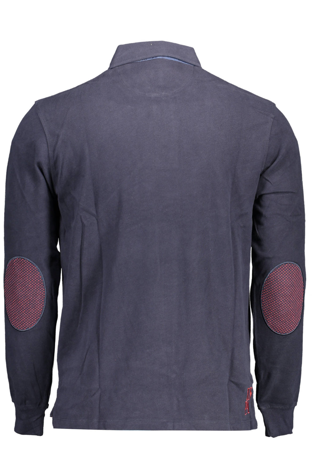 US POLO BLUE MEN'S LONG SLEEVED POLO SHIRT