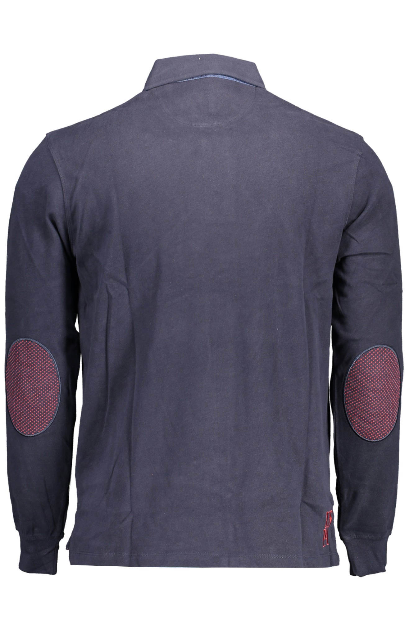 US POLO BLUE MEN'S LONG SLEEVED POLO SHIRT