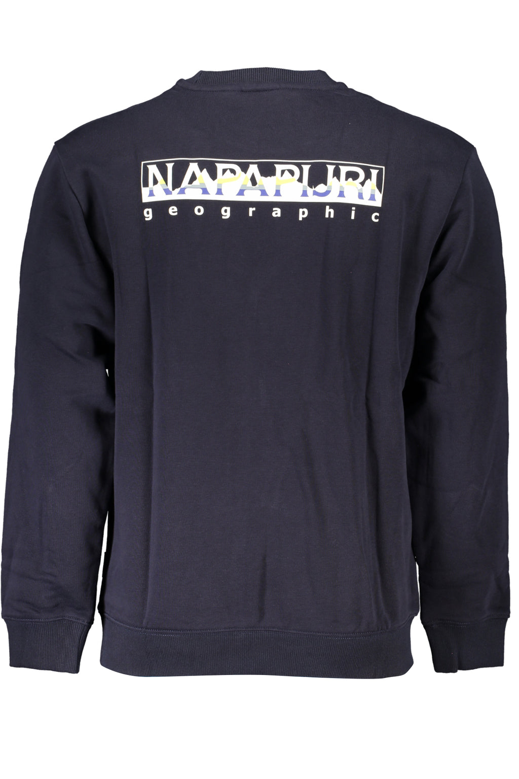 NAPAPIJRI MEN'S BLUE ZIPLESS SWEATSHIRT