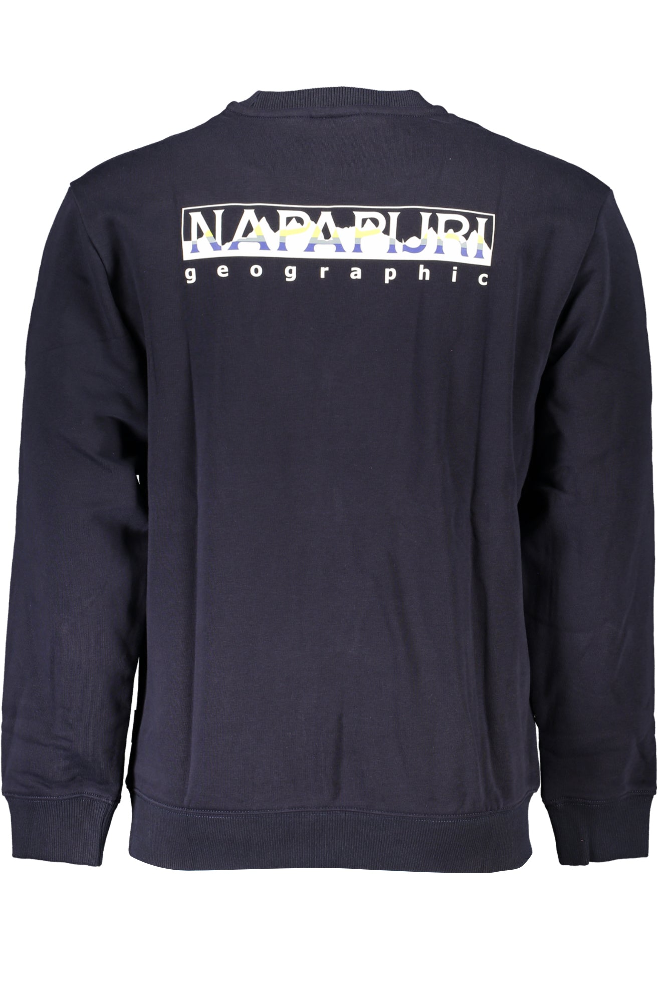 NAPAPIJRI MEN'S BLUE ZIPLESS SWEATSHIRT