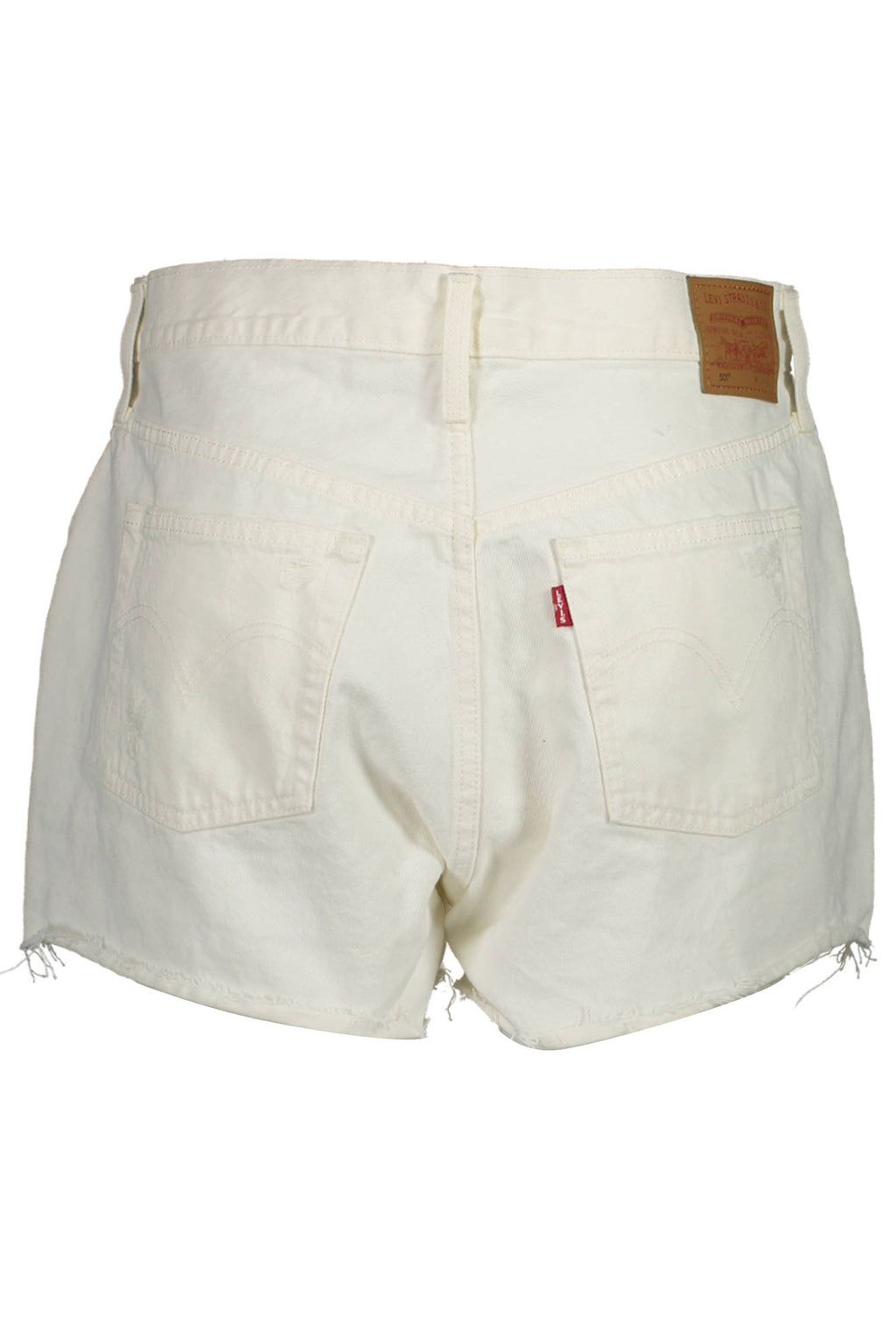 LEVI'S JEANS SHORT WOMAN WHITE