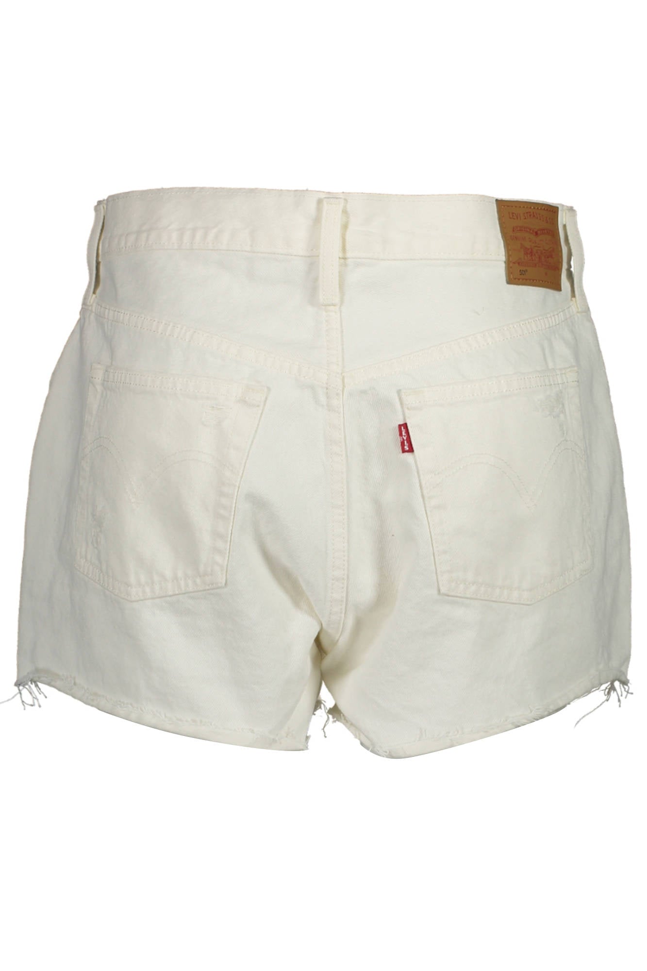 LEVI'S JEANS SHORT WOMAN WHITE