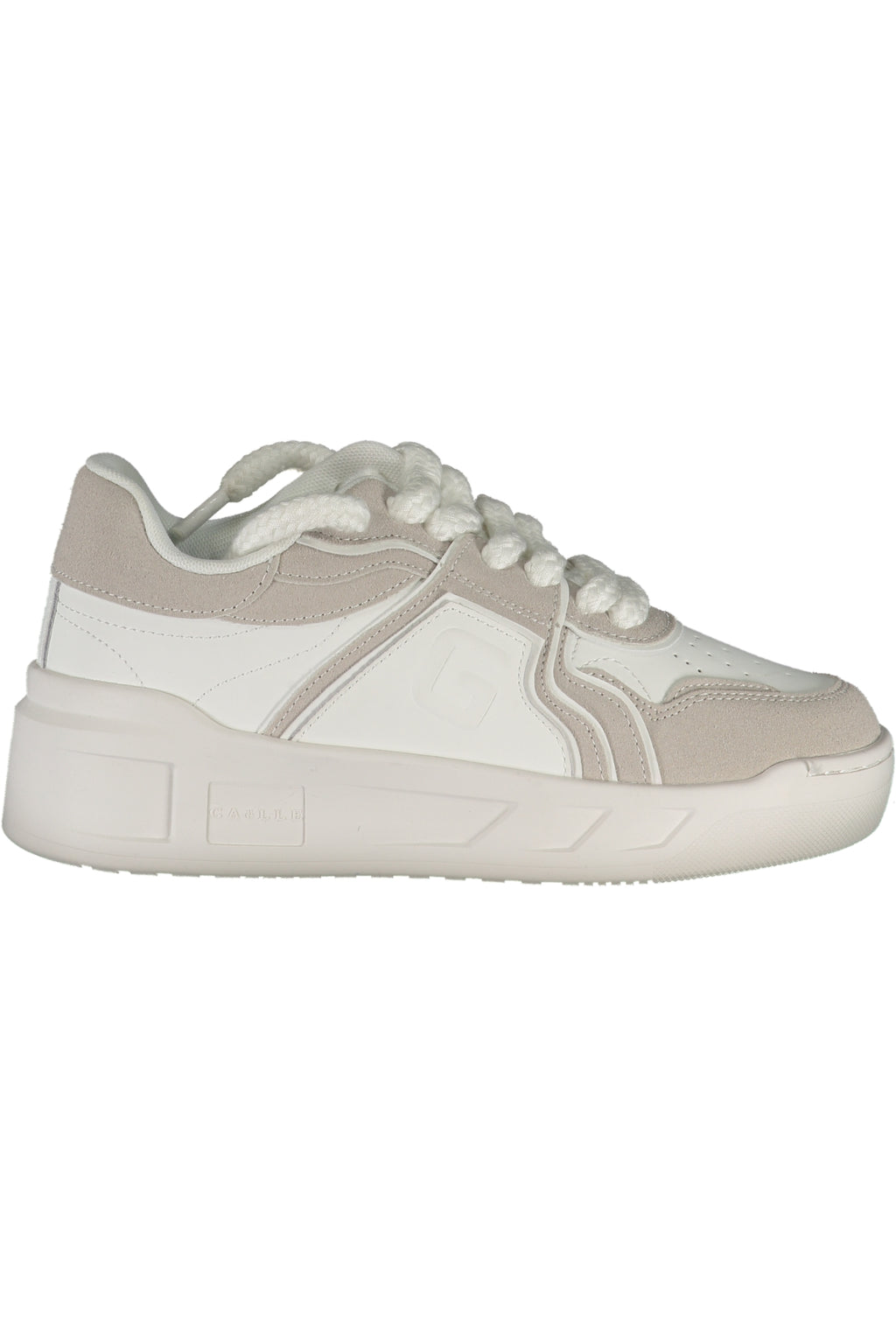 GAELLE PARIS WHITE WOMEN'S SPORTS SHOES