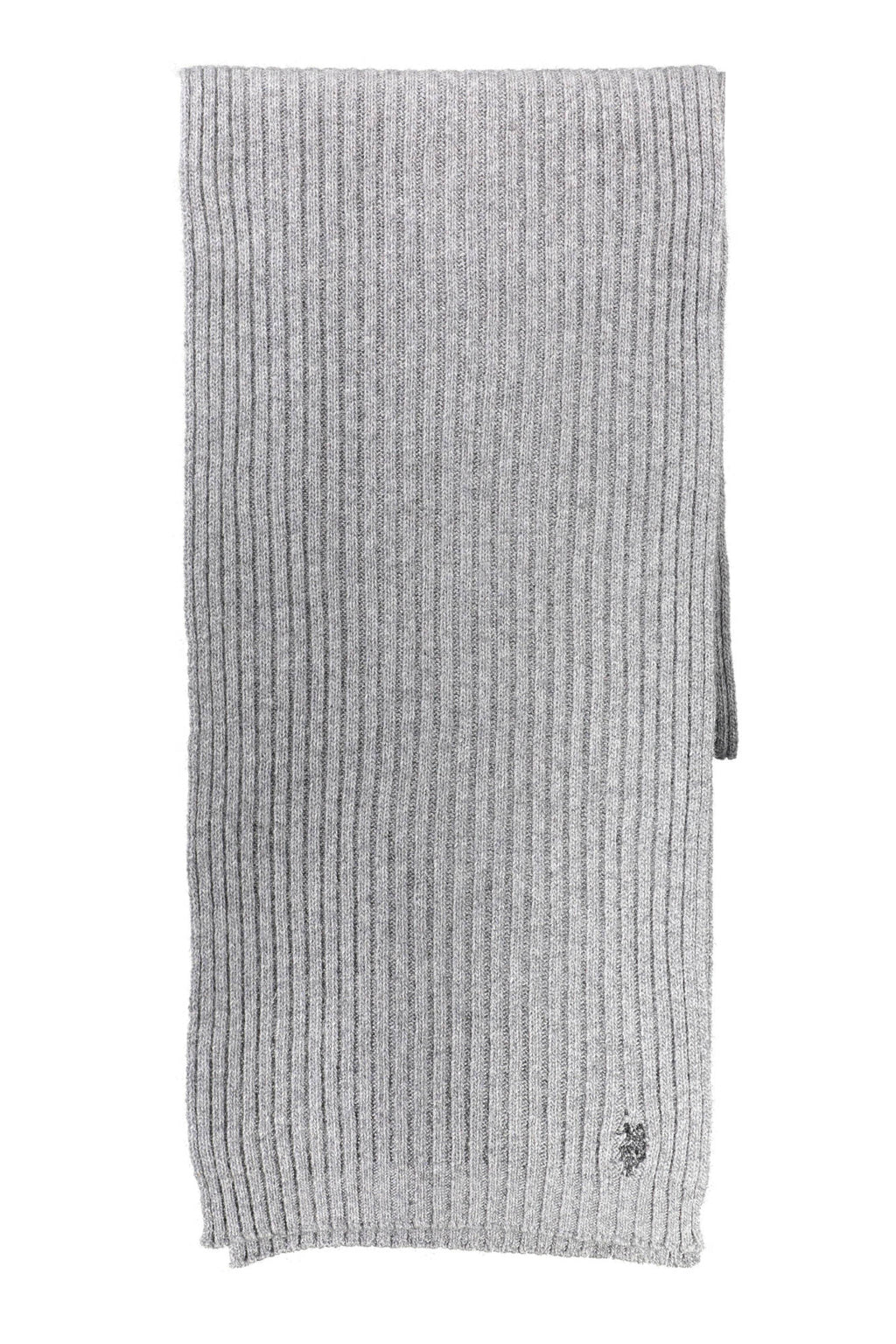 US POLO ASSN. GRAY MEN'S SCARF