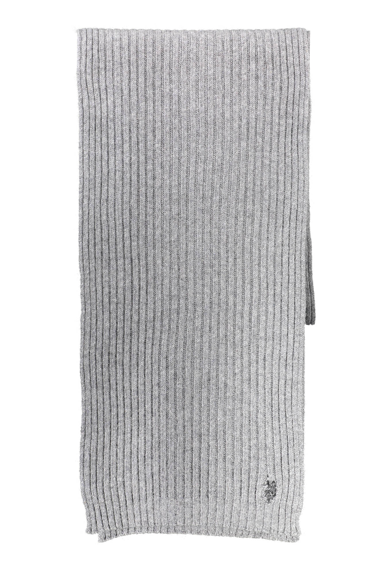 US POLO ASSN. GRAY MEN'S SCARF