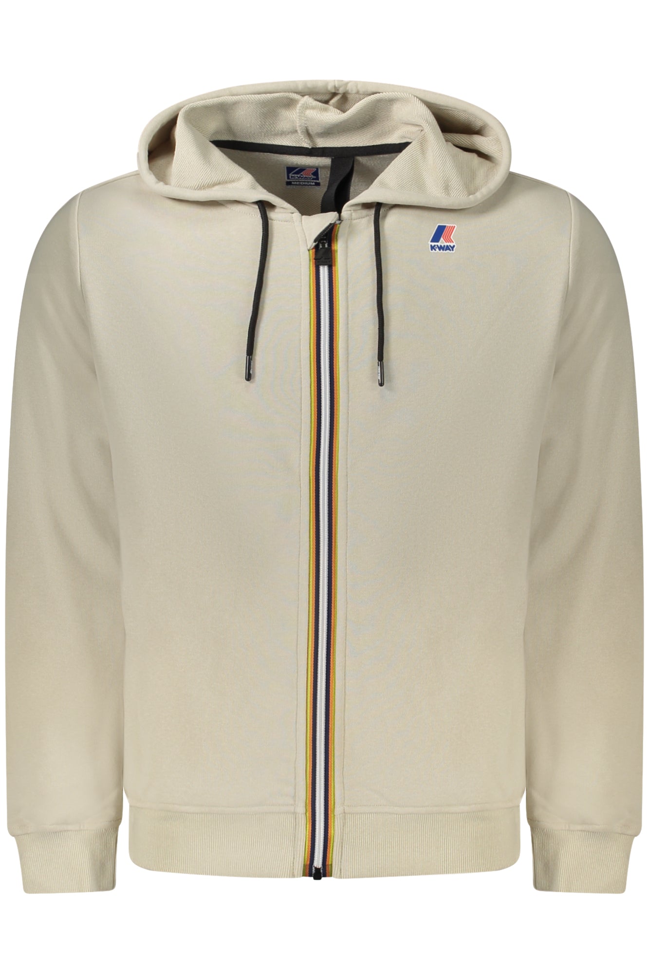 K-WAY MEN'S ZIP-UP SWEATSHIRT BEIGE