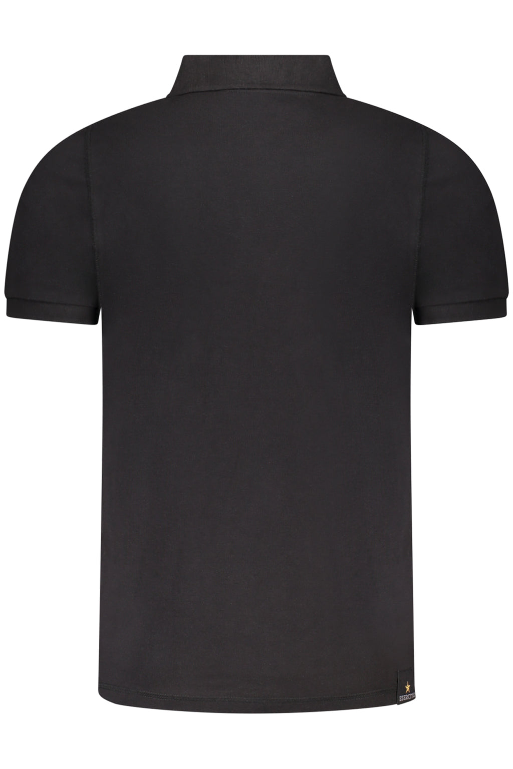 MILITARY ACADEMY BLACK MEN'S SHORT SLEEVE POLO