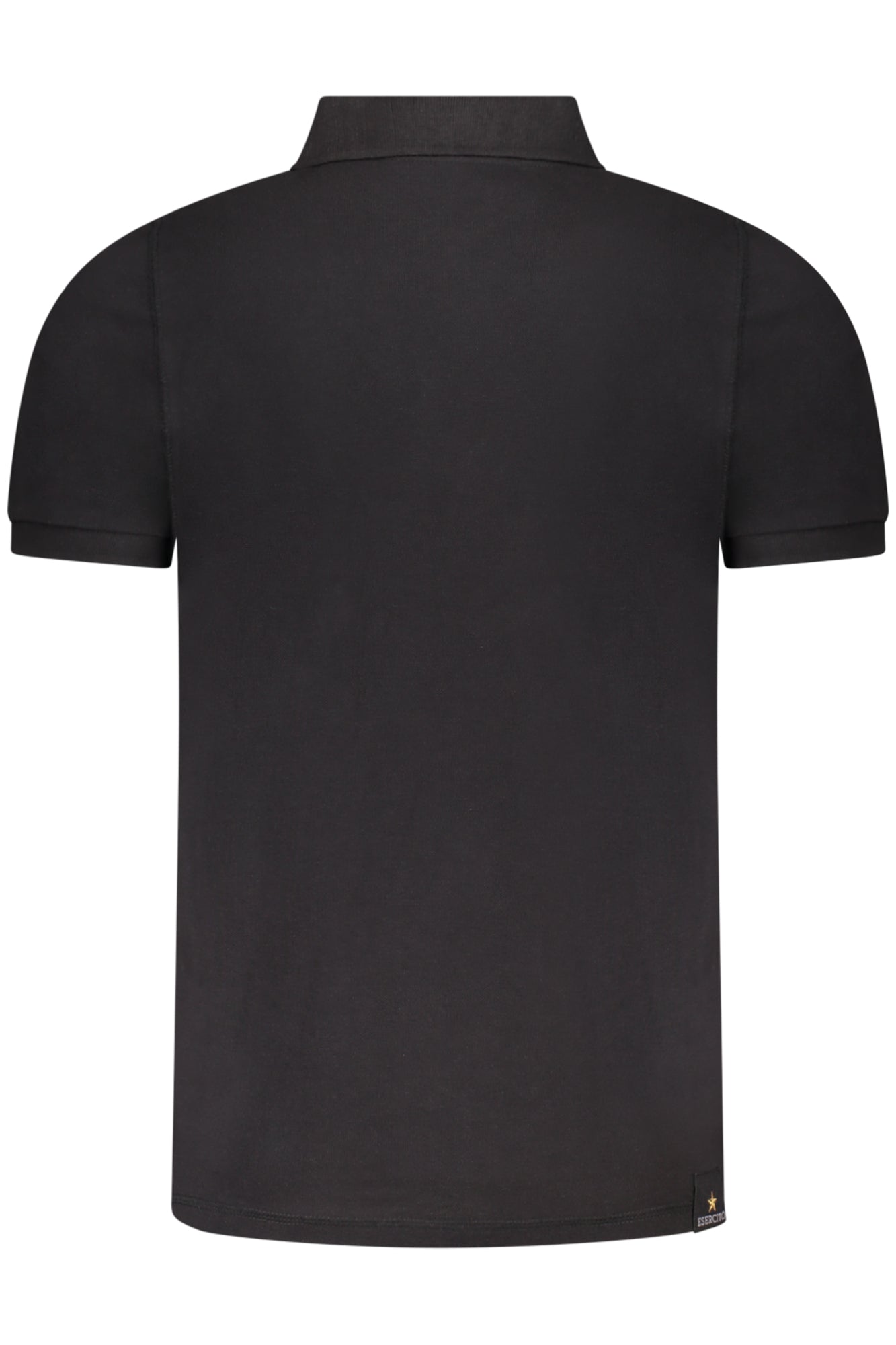 MILITARY ACADEMY BLACK MEN'S SHORT SLEEVE POLO
